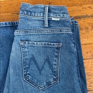 MOTHER The Hustler Roller Heel Denim